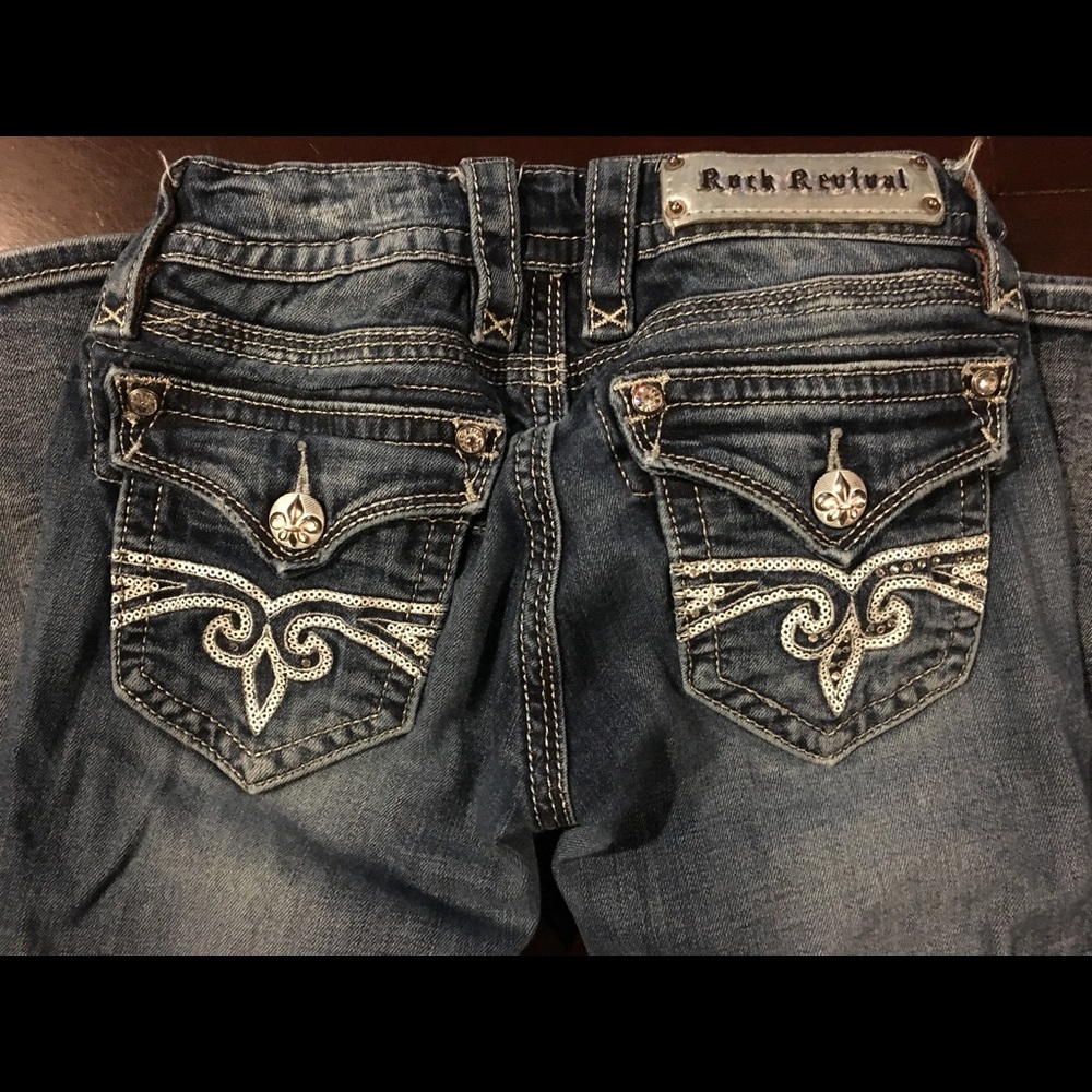 Rock Revival bootcut jeans. Size 25